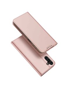 DUX DUCIS SkinPro Wallet Case Θήκη Πορτοφόλι με Stand - Rose Gold (Samsung Galaxy A14 4G / 5G)