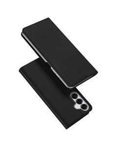 DUX DUCIS SkinPro Wallet Case Θήκη Πορτοφόλι με Stand - Black (Samsung Galaxy S25 Plus)