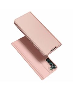 DUX DUCIS SkinPro Wallet Case Θήκη Πορτοφόλι με Δυνατότητα Stand - Rose Gold (Samsung Galaxy S22 Plus 5G)