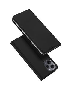 DUX DUCIS SkinPro Wallet Case Θήκη Πορτοφόλι με Stand - Black (Xiaomi Redmi 12)