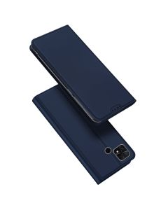 DUX DUCIS SkinPro Wallet Case Θήκη Πορτοφόλι με Stand - Navy Blue (Xiaomi Poco C40)