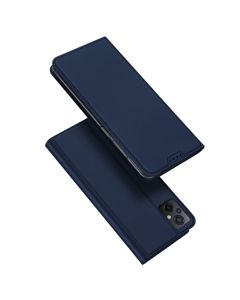 DUX DUCIS SkinPro Wallet Case Θήκη Πορτοφόλι με Stand - Blue (Xiaomi Poco M5)