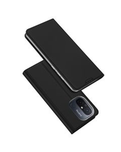 DUX DUCIS SkinPro Wallet Case Θήκη Πορτοφόλι με Stand - Black (Xiaomi Redmi 12C)