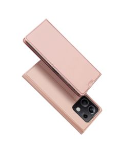 DUX DUCIS SkinPro Wallet Case Θήκη Πορτοφόλι με Stand - Rose Gold (Xiaomi Redmi Note 13 5G)