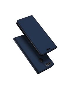 DUX DUCIS SkinPro Wallet Case Θήκη Πορτοφόλι με Δυνατότητα Stand - Navy Blue (Huawei Y9 2018)