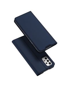 DUX DUCIS SkinPro Wallet Case Θήκη Πορτοφόλι με Stand - Navy Blue (Samsung Galaxy A53 5G)