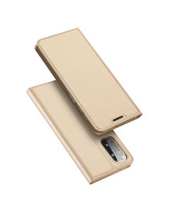 DUX DUCIS SkinPro Wallet Case Θήκη Πορτοφόλι με Stand - Gold (Xiaomi Redmi Note 11 / 11S 4G)