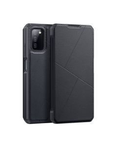 DUX DUCIS Skin X Wallet Case Θήκη Πορτοφόλι με Stand - Black (Samsung Galaxy A03s)