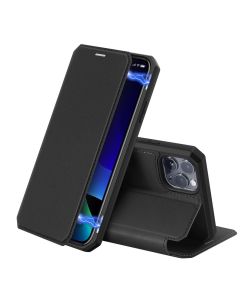 DUX DUCIS Skin X Wallet Case Θήκη Πορτοφόλι με Stand - Black (iPhone 11 Pro)