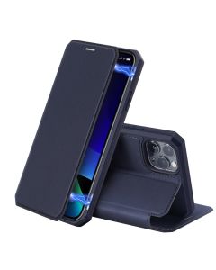 DUX DUCIS Skin X Wallet Case Θήκη Πορτοφόλι με Stand - Navy Blue (iPhone 11 Pro)