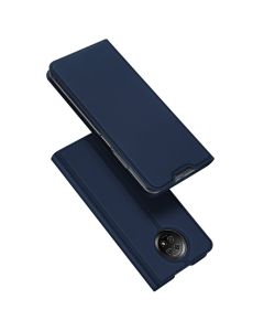 DUX DUCIS SkinPro Wallet Case Θήκη Πορτοφόλι με Stand - Blue (Xiaomi Redmi Note 9T 5G)