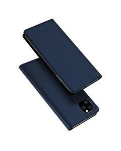 DUX DUCIS SkinPro Wallet Case Θήκη Πορτοφόλι με Stand - Navy Blue (iPhone 11 Pro) - MT30422
