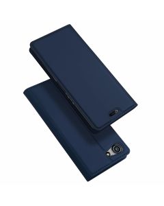 DUX DUCIS SkinPro Wallet Case Θήκη Πορτοφόλι με Stand - Navy Blue (Sony Xperia XZ4 Compact)