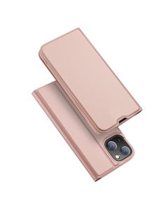 DUX DUCIS SkinPro Wallet Case Θήκη Πορτοφόλι με Stand - Rose Gold (iPhone 13)
