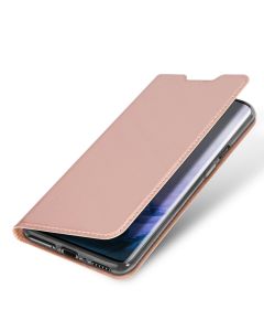 DUX DUCIS SkinPro Wallet Case Θήκη Πορτοφόλι με Stand - Rose Gold (LG G8 ThinQ)