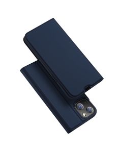 DUX DUCIS SkinPro Wallet Case Θήκη Πορτοφόλι με Stand - Blue (iPhone 13)