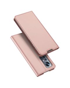 DUX DUCIS SkinPro Wallet Case Θήκη Πορτοφόλι με Stand - Rose Gold (Xiaomi 12 / 12X)