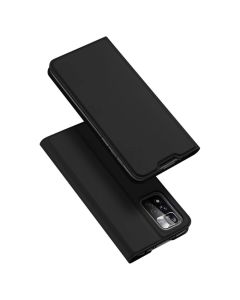 DUX DUCIS SkinPro Wallet Case Θήκη Πορτοφόλι με Stand - Black (Xiaomi Poco X4 NFC 5G / Redmi Note 11 Pro Plus 5G)