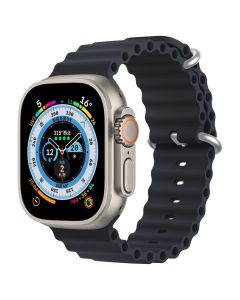 Dux Ducis OceanWave Strap Watch Band Gray - Apple Watch 38/40/41mm (1/2/3/4/5/6/7/8/9/SE)