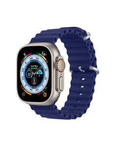 Dux Ducis OceanWave Strap Watch Band Navy Blue - Apple Watch 42/44/45/49mm (1/2/3/4/5/6/7/8/9/SE/ULTRA)