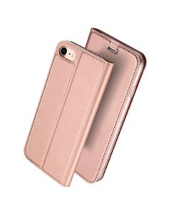 DUX DUCIS SkinPro Wallet Case Θήκη Πορτοφόλι με Δυνατότητα Stand - Rose Gold (iPhone 7 / 8 / SE 2020 / 2022)