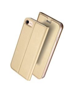 DUX DUCIS SkinPro Wallet Case Θήκη Πορτοφόλι με Δυνατότητα Stand - Gold (iPhone 7 / 8 / SE 2020 / 2022)