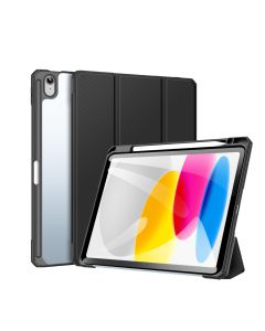 DUX DUCIS Toby Armored Smart Book Case Θήκη με Δυνατότητα Stand - Black (iPad 10.9 2022)