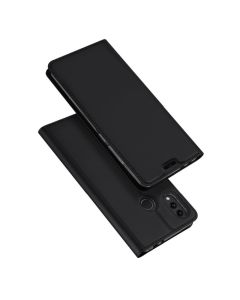 DUX DUCIS SkinPro Wallet Case Θήκη Πορτοφόλι με Stand - Black (Huawei Honor 8C)