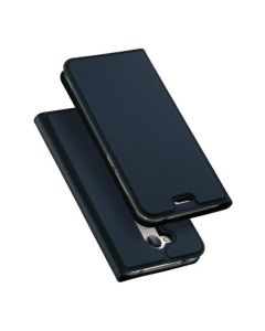 DUX DUCIS SkinPro Wallet Case Θήκη Πορτοφόλι με Stand - Navy Blue (Huawei Honor 6A)