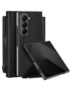 DUX DUCIS Bril PU Leather Case with Pen Holder Θήκη Book - Black (Samsung Galaxy Z Fold6 SE)