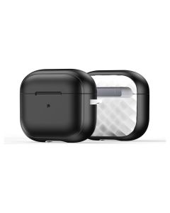 DUX DUCIS PECC TPU+PC Armor Airpods Pro 2 Case with Carabiner Ανθεκτική Θήκη για Airpods Pro 2 - Black
