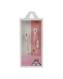 CASNI Earphones Handsfree (CS-180) Παιδικά Ακουστικά 3.5mm με Καλώδιο 1.2m - Pink