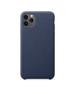 Eco Leather Back Cover Case - Blue (iPhone 11 Pro Max)