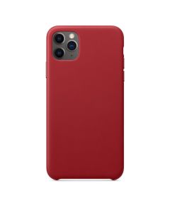 Eco Leather Back Cover Case - Red (iPhone 11 Pro Max)