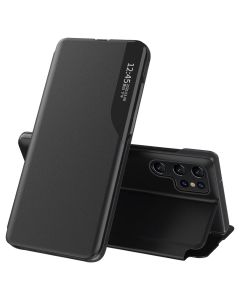 Eco Leather View Case Θήκη Πορτοφόλι με Stand - Black (Samsung Galaxy S24 Ultra)