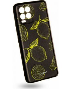 EGOBOO Mat TPU Back Cover Θήκη Σιλικόνης Lemons Fluo (Realme 8 / 8 Pro)