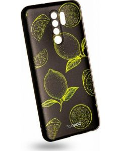 EGOBOO Mat TPU Back Cover Θήκη Σιλικόνης Lemons Fluo (Xiaomi Redmi 9)
