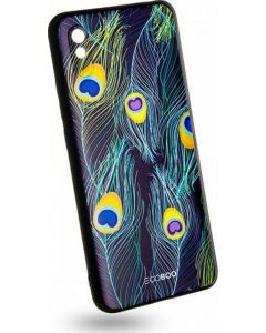 EGOBOO Mat TPU Back Cover Θήκη Σιλικόνης Peacock (Xiaomi Redmi 9A / 9AT)