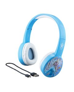 eKids Disney Frozen 2 Headphones (FR-B36VM) Ασύρματα Παιδικά Ακουστικά με Ασφαλή Μέγιστη Ένταση Ήχου - Blue / White
