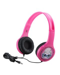 eKids LOL! Surprise Headphones (LL-V126) Ενσύρματα Παιδικά Ακουστικά με Ασφαλή Μέγιστη Ένταση Ήχου - Pink