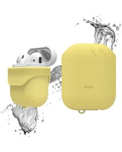Elago Waterproof Case (EAPWF-BA-CYE) Αδιάβροχη Θήκη Σιλικόνης για Apple AirPods - Creamy Yellow
