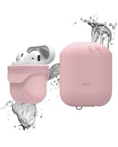 Elago Waterproof Case (EAPWF-BA-LPK) Αδιάβροχη Θήκη Σιλικόνης για Apple AirPods - Lovely Pink