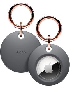 Elago Basic Silicone Case (EATSC-BA-DGY) Θήκη / Μπρελόκ Σιλικόνης για Apple AirTag - Dark Gray