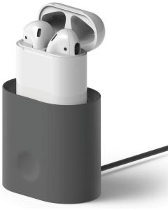 Elago Silicone Charging Stand (EST-AP-DGY) Βάση Στήριξης για Φορτιστή Apple Airpods - Dark Gray
