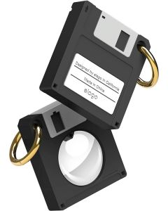 Elago Floppy Disk Silicone Case (EAT-DISK-BK) Θήκη / Μπρελόκ Σιλικόνης για Apple AirTag - Black
