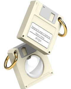 Elago Floppy Disk Silicone Case (EAT-DISK-CWH) Θήκη / Μπρελόκ Σιλικόνης για Apple AirTag - Creamy White