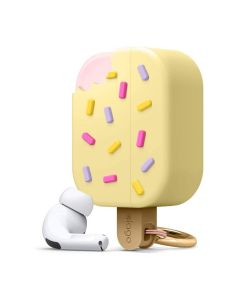 Elago Ice Cream Case (EAPP-ICE-YE) Θήκη Σιλικόνης για Apple AirPods Pro - Yellow