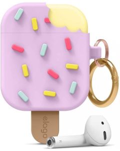 Elago Ice Cream Case (EAP-ICE-LV) Θήκη Σιλικόνης για Apple AirPods - Lavender