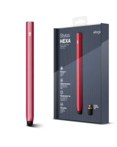 Elago Stylus Hexa (EL-STY-HX-RPK) Γραφίδα για Tablet / Smartphone - Red Pink