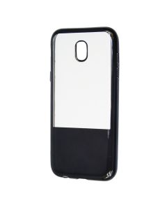 XCase Electroplate TPU Slim Fit Case - Θήκη Σιλικόνης Clear / Black (Samsung Galaxy J5 2017)